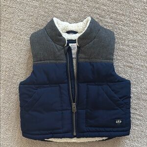 Baby Gap Navy and Gray vest 12-18 months